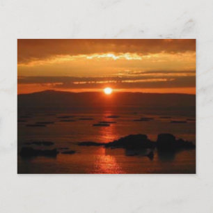 Sunset Spanje Briefkaart