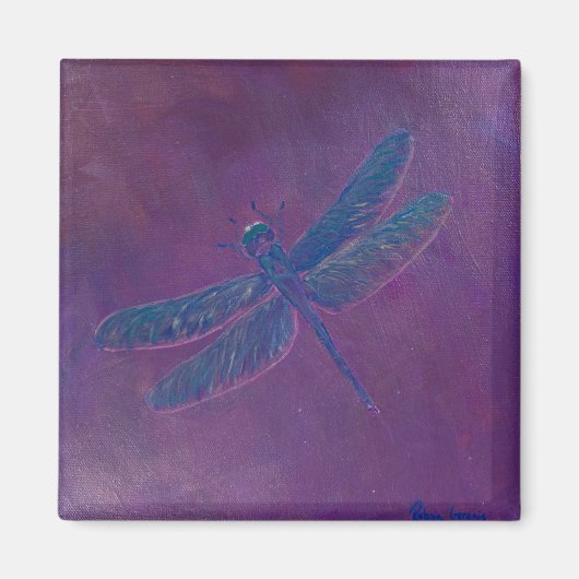 Sunset Sparkle Dragonfly Magneet (Voorkant)