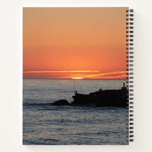 Sunset Spiral Notitieboek (Achterkant)