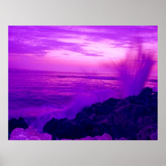 Sunset Splash Poster (Voorkant)