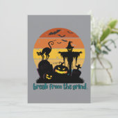 Sunset Spooky BFTG  Kaart (Staand voorkant)