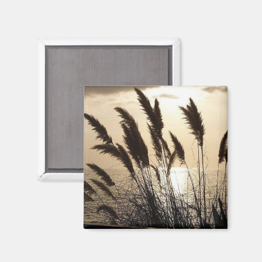 Sunset Square Magnet (Voorkant / Achterkant)