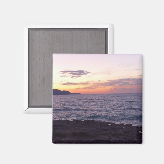 Sunset Square Magnet (Voorkant / Achterkant)