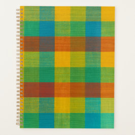 Sunset Squares - Kleurrijke geruite dagelijkse pla Planner