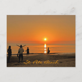 Sunset - St. Pete Beach Briefkaart