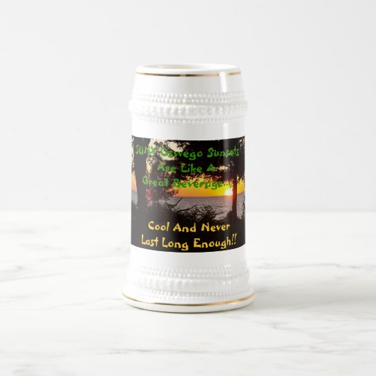 Sunset Stein Bierpul (Center)