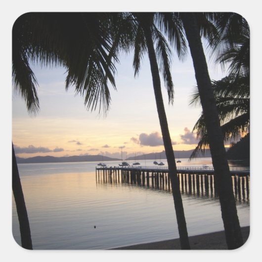 Sunset Sticker Whitsunday Islands (Voorkant)