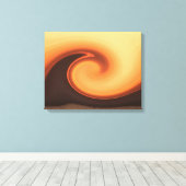 SUNSET STORM CANVAS AFDRUK (Insitu (Houten vloer))