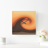 SUNSET STORM VIERKANTE KLOK (Huis)