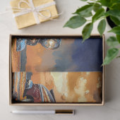 Sunset Storm Vintage Car Decoupage Tissuepapier (Geschenk)