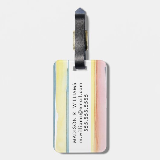 Sunset Stream I Bagagelabel (Achterkant verticaal)