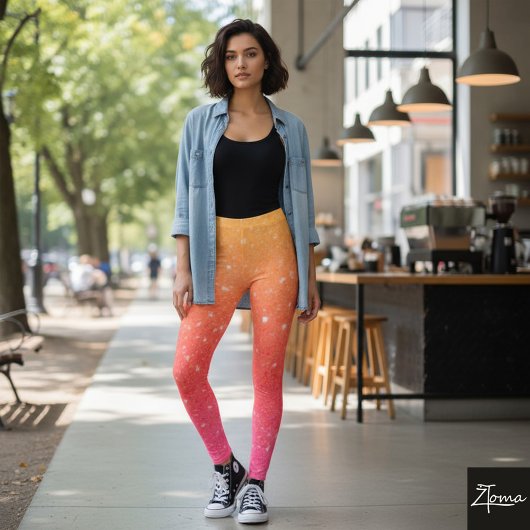 Sunset Stride-Leggings Leggings