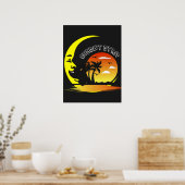  Sunset Strip Moon Poster (Keuken)