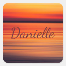 Sunset Stripes III Sticker