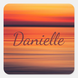 Sunset Stripes III Sticker