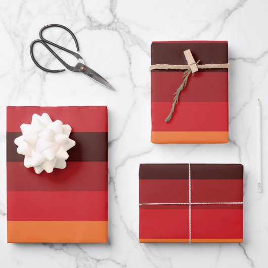 Sunset Stripes Inpakpapier Vel (Voorkant)