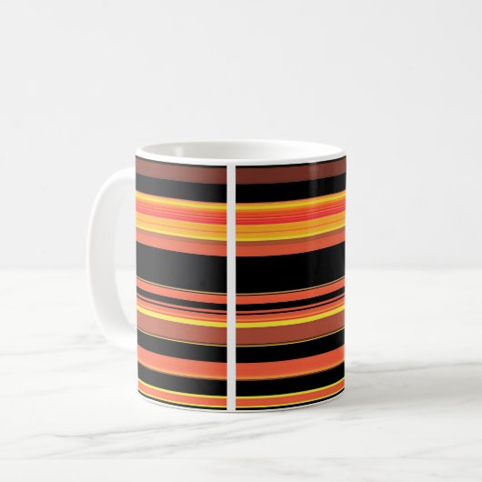 SUNSET STRIPES KOFFIEMOK (Voorkant links)