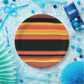 SUNSET STRIPES PAPIEREN BORDJE (Feest)