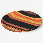 SUNSET STRIPES PAPIEREN BORDJE (Gekanteld)