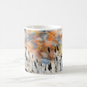 Sunset Summer Sky Landscape - Levendige Natuur Sce Koffiemok (Center)