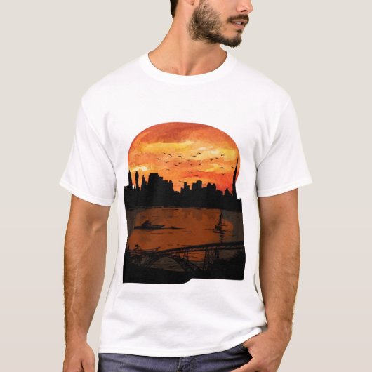 Sunset Sun T-shirt (Voorkant)