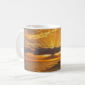 Sunset Sunbeams op Dauphin Island, Alabama Koffiemok (Voorkant links)