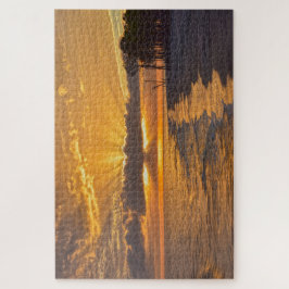Sunset Sunbeams op Dauphin Island, Alabama Legpuzzel