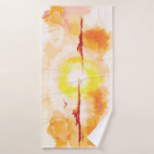 Sunset Sunrise Sky Painting, Heaven, Clouds, Birds Badhanddoek (Badhanddoek)