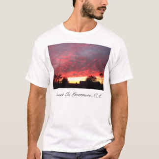 Sunset, Sunset in Livermore, CA T-shirt
