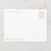 Sunset Surf Beach Bali Indonesia Postcard Feestdagenkaart (Achterkant)