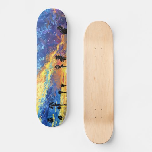Sunset Surf: De SoCal Skateboard-ervaring Persoonlijk Skateboard (Voorkant)
