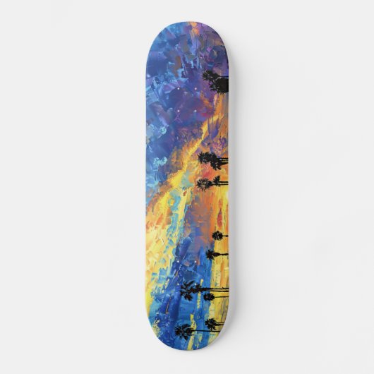 Sunset Surf: De SoCal Skateboard-ervaring Persoonlijk Skateboard (Voorkant)