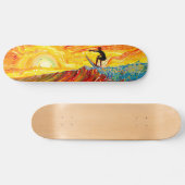 Sunset Surf: De Wave Rider Board Persoonlijk Skateboard (Horizontaal)