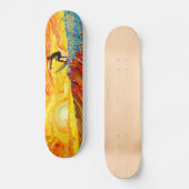 Sunset Surf: De Wave Rider Board Persoonlijk Skateboard (Voorkant)