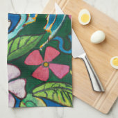 Sunset surf Tropische keukendoek Theedoek (Quarter Fold)