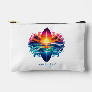 Sunset Surfboard krullen met ritssluiting Etui