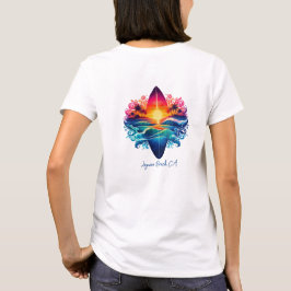 Sunset Surfboard krullen T-shirt