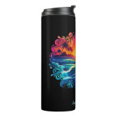 Sunset Surfboard krullen Thermosbeker (Gedraaid links)