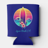 Sunset Surfboard Paradise Blikjeskoeler (Achterkant)