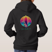 Sunset Surfboard Paradise Hoodie (Achterkant)