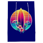 Sunset Surfboard Paradise Medium Cadeauzakje (Achterkant)