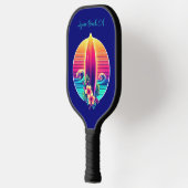 Sunset Surfboard Paradise Pickleball Paddle (Links)
