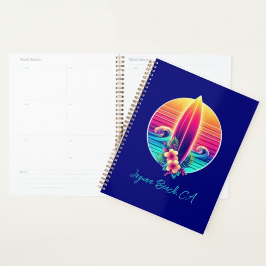 Sunset Surfboard Paradise Planner (Display)