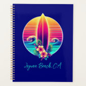 Sunset Surfboard Paradise Planner (Voorkant)