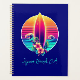 Sunset Surfboard Paradise Planner