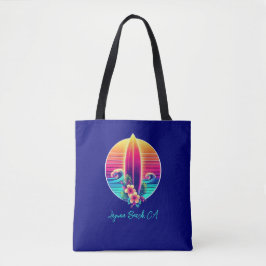 Sunset Surfboard Paradise Tote Bag
