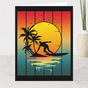  Sunset Surfen Surfer Ocean Surf Kaart