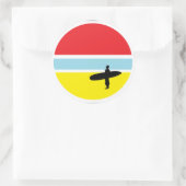 Sunset Surfer Sticker (Tas)