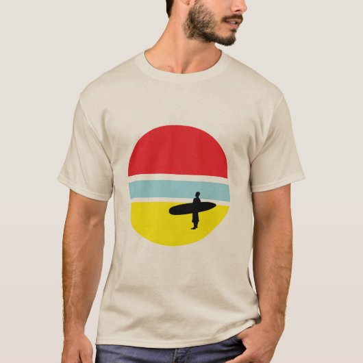 Sunset Surfer T-Shirt (Voorkant)