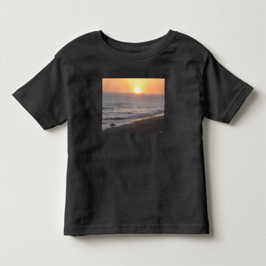 Sunset Surfers Kinder Shirts (Voorkant)